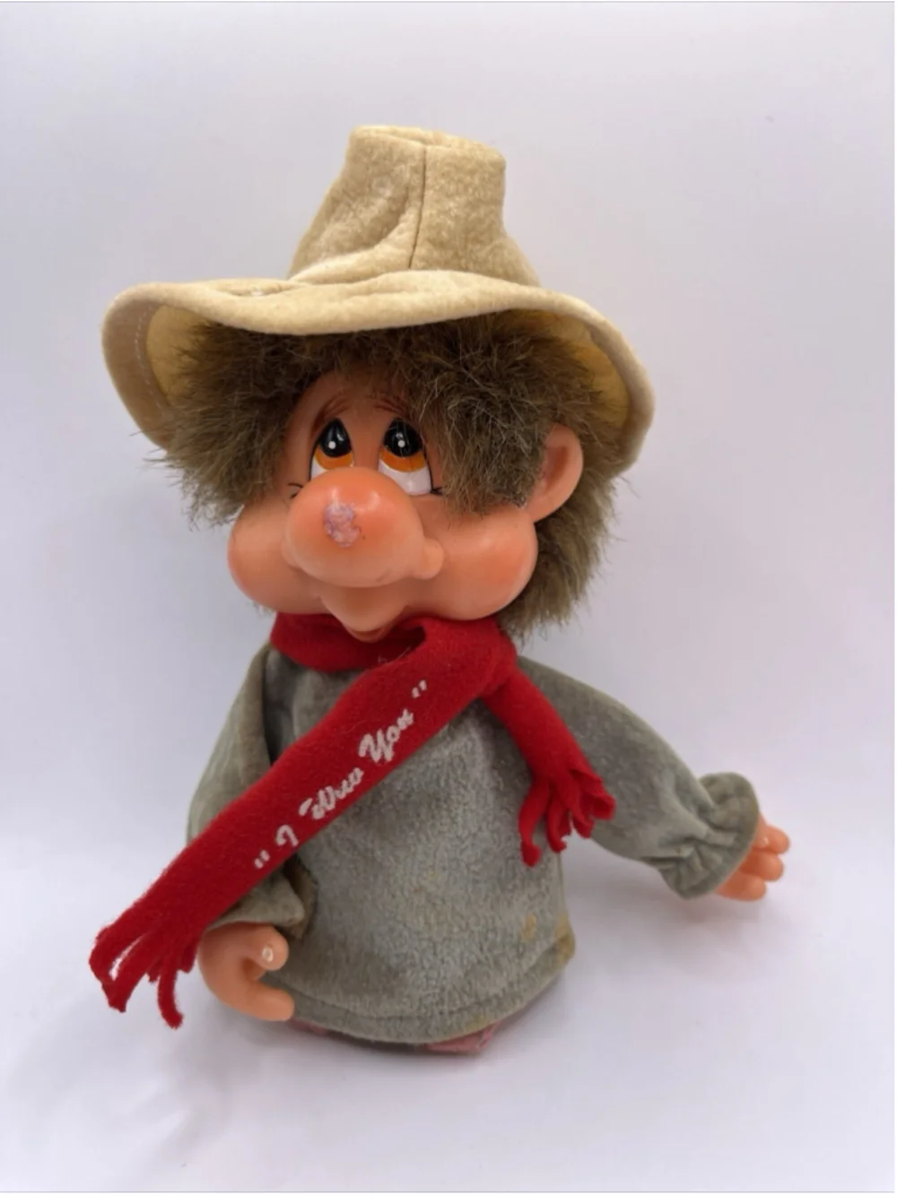 Vintage 1982 Applause Wadsworth Hobo Thumb Sucker Doll Plush With Tag 1980's Toy
